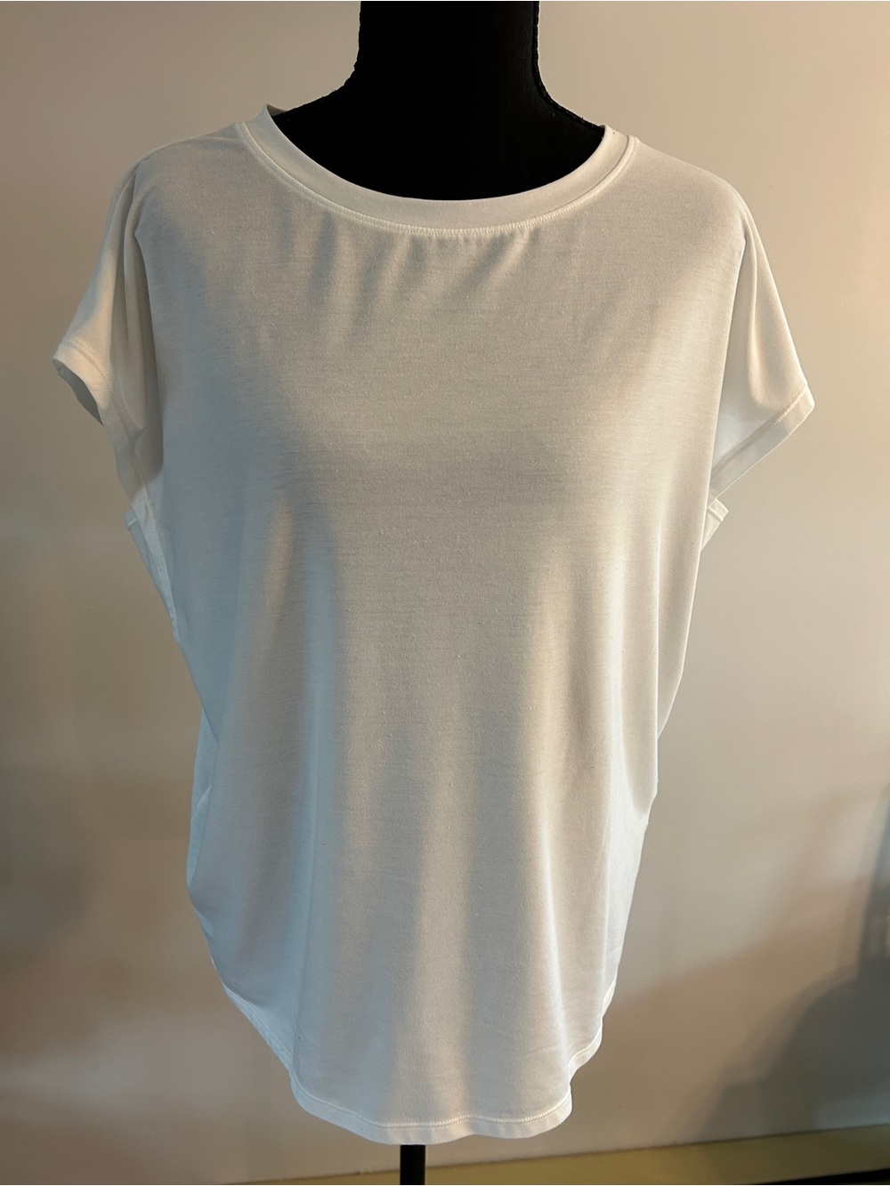 Zella White Relaxed Short Sleeve Tee